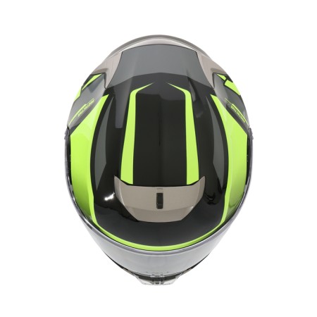 Modular helmet with two visors, size L (59-60), model-BLD-160E, black and yellow-10