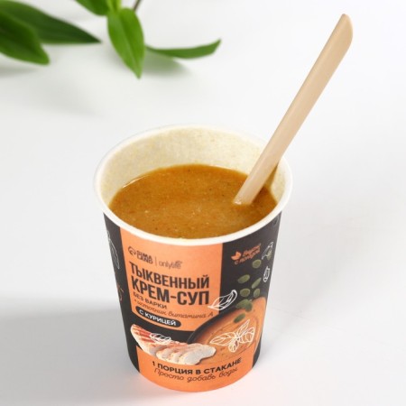 Soup dietary pumpkin soup with chicken, without cooking, 40 g.-1