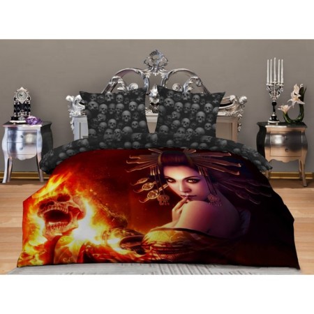 Bed linen 1.5 joint venture "Gothic", size 145x210 cm, 145x210 cm, 70x70 cm - 2 pcs