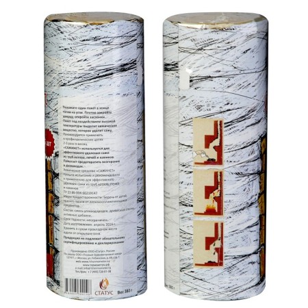 Preventive cleaning agent "soot" for purification of chimneys-3