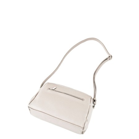 Cross-Bodi Bag on a zipper, beige color-1