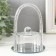 Casket glass "Ark on the pedestal" Transparent 10*10*13.5 cm