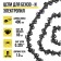 Tundra chain for 16 ", 400 mm, groove width 1.5 mm, step 0.325", 66 links