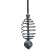 The feeder is twisted with an anti -splash, straight, 20 cm, 31 g
