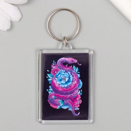 Acryl key "Python" 3.5x5 cm-1