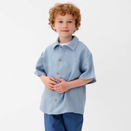 Board for the boy KAFTAN LINEN, p. 32 (110-116), blue