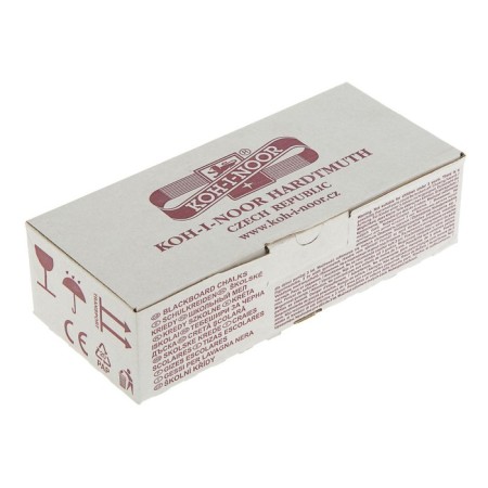 A set of white chalk 100 pieces, Koh-I-Noor, 12 x 12 x 100 mm-1