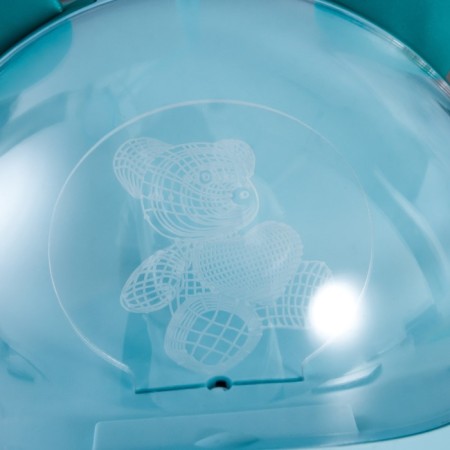 Board Lamp "Cute Bear" LED 3.5W USB AKB Blue 12x15x32 cm Risalux-16