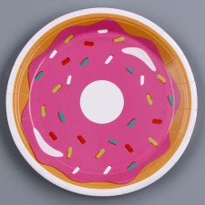 Paper “Donut” plate, in a set of 6 pcs.