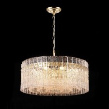 Crystal chandelier Gerhort G22037/12GD+CL, 12x40W, E14, 90x60x60 cm, gold color