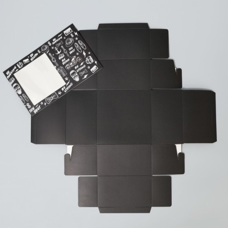 Gift-bending box folding, packaging, “male”, 14 x 14 x 8 cm-9