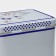 Bank for bulk products "geese", 2.7 l, 13.5 x 9.5 x 21.5 cm, tin, white color in peas