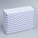 Box Gift team, packaging, "zigzag", white, 27 x 21 x 9 cm