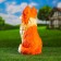 Garden figure "Dog Papillon" 40x28cm