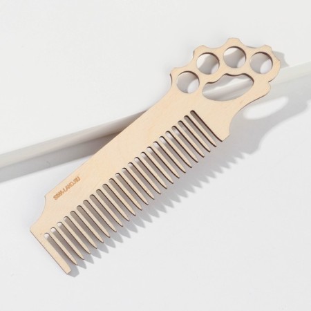 Combing for mustaches and beards "Strength, Power"-1
