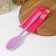 Spoon Garnish shares "Leonardo", silicone, 27 cm, lilac color