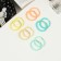 Hair gum "Sport" (set 2 pcs) Weaving luxury, 5 cm, bright mix