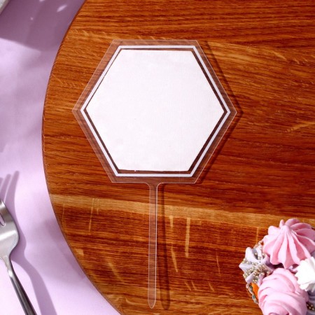 Set for decoration: Topper "Happy Birthday" 1 pc, a ring for napkins 1 pc, mix-3