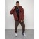 Sports male jacket, size 56, burgundy color