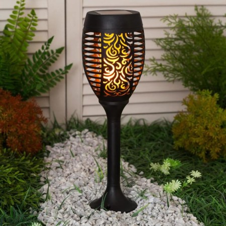 Uniel garden lamp on the solar battery "torch", 12 × 50 × 12 cm, flame effect