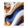 Notebook of 48 sheets in the Calligrata TOP "Marble Light", cover coated cardboard, twin-fluid, foil embossing, offset unit, whiteness 95%, mix