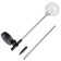 Garden lamp on the sunny battery "Shar", 70 cm, 20 LED, glow white