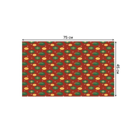 Fully rug in the hallway "Christmas radiance", size 45x75 cm-1