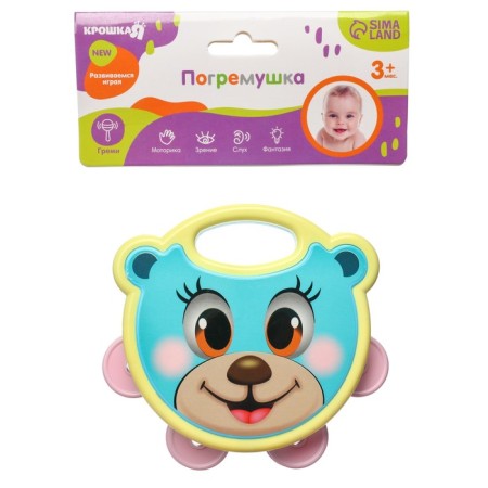 Rattle - tambourine "kids", heroes mix-8