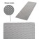 Autoprofi radiator grid, 100 x 25 cm Small cell, aluminum, black