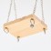 Swing for rodents "Pigzon" on chains, 10.5 x 7 x 2 cm, wood,