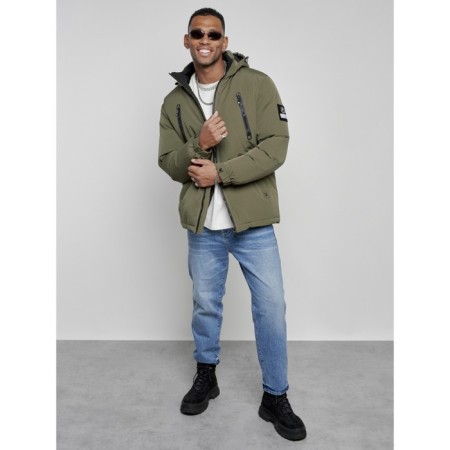 Sports male winter, size 56, khaki color-16