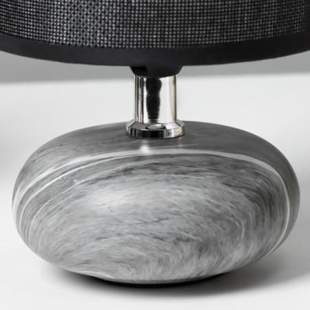 Stone table lamp E14 40W Black 15x15x20 cm Risalux-4