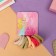 Hair elastic band "Cindy" (set 10 pcs) shine spark, 2.5 cm, mix