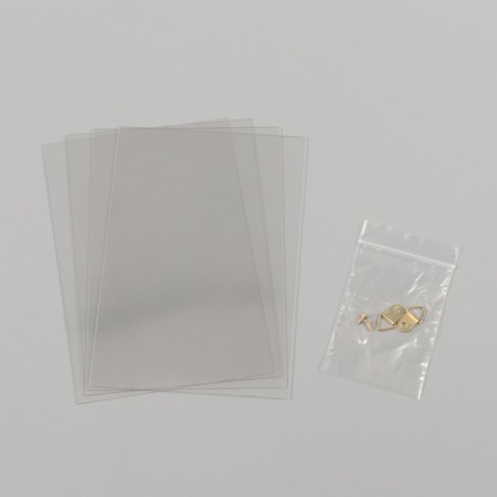 Photo frame LHDF "Leaves" 46x51 in 4 photos 10x15 cm, col. White oak (plastic screen)-3