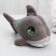 Soft toy "shark", gray color
