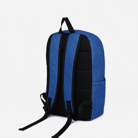 School backpack from lightning textiles, 4 pockets, Fulldorn, Blue color-3