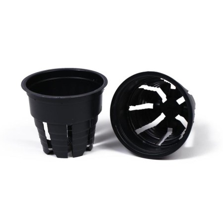 Pot for seedlings, 80 ml, d = 6 cm, h = 5 cm, black, Greengo-3