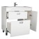 Cube Domino Tumba under the Elen 90 sink, with 2 upper boxes