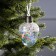 Fir -tree ball "Acorch", batteries, 4 LED, glow warm white