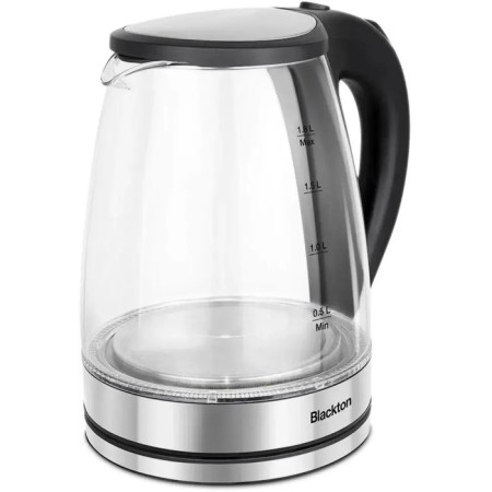 Electric kettle Blackton BT KT1803G, glass, 1500 watts, 1.8 l, silver-black-1