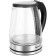 Electric kettle Blackton BT KT1803G, glass, 1500 watts, 1.8 l, silver-black