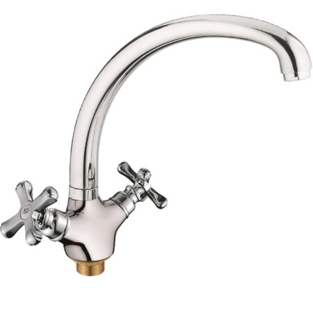 Kitchen mixer Rush Bianki Bi7650-27, two-wound, chrome
