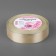A satin ribbon "Silver threads", 25 mm × 23 ± 1 m, color light-beige No. 008