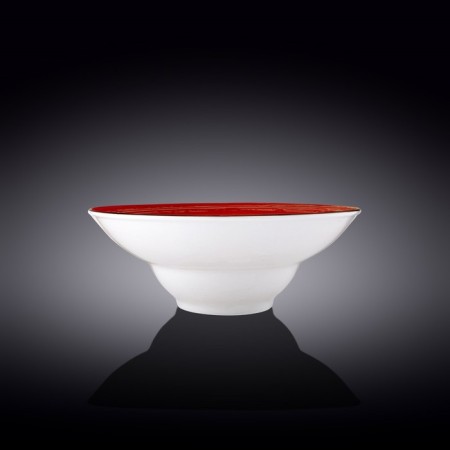 Deep plate Wilmax England Spiral, D = 25.5 cm, 1.5 l, color red color-1