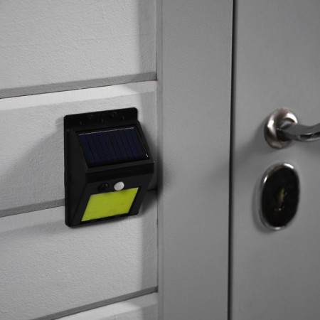Garden lamp on a sunny battery with a motion sensor, invoice, 9.5 × 13 × 5 cm, Cob Led, glow white-2