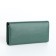 Women's wallet on magnets, green color
