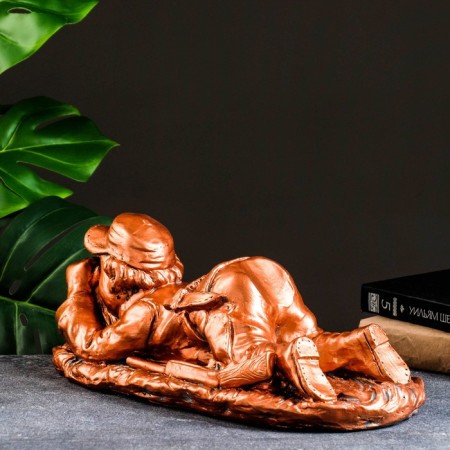 Standing for a bottle "Hunter" copper 39cm-2