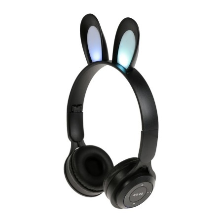 Wireless headphones Y08R, invoices, children's, BT 5.1, backlight, 400 mAh, black-1