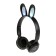 Wireless headphones Y08R, invoices, children's, BT 5.1, backlight, 400 mAh, black