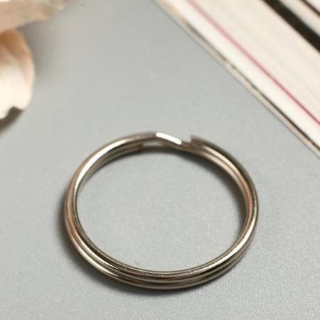 Baste for the armor ring metal silver 2.5x2.5 cm-1